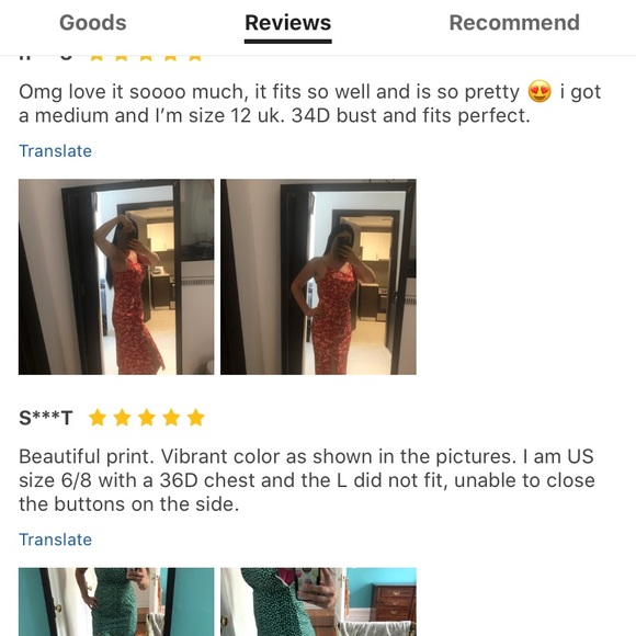 Green floral cami dress - Picture 4 of 5